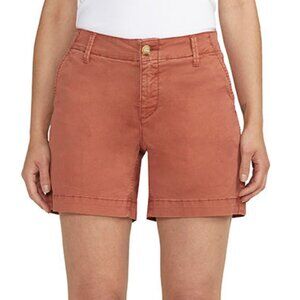 NWT Jag Jeans Fabric Dyed Chino Mid Rise Shorts In Chutney